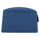 LOUIS VUITTON Epi Trousse Crete Pouch Blue M48405 LV Auth ka3162-13