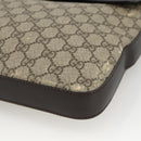 GUCCI GG Supreme Shoulder Bag PVC Gold Beige 223666 Auth ka3168-9