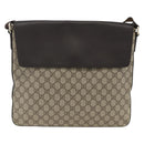 GUCCI GG Supreme Shoulder Bag PVC Gold Beige 223666 Auth ka3168-13