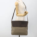GUCCI GG Supreme Shoulder Bag PVC Gold Beige 223666 Auth ka3168-23