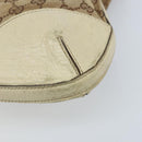 GUCCI GG Canvas Shoulder Bag Gold Beige 137388 Auth ka3169-10
