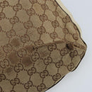 GUCCI GG Canvas Shoulder Bag Gold Beige 137388 Auth ka3169-14
