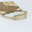GUCCI GG Canvas Shoulder Bag Gold Beige 137388 Auth ka3169-7