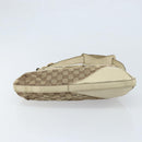 GUCCI GG Canvas Shoulder Bag Gold Beige 137388 Auth ka3169-9