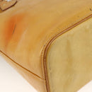 LOUIS VUITTON Monogram Vernis Houston Handtasche Beige M91004 LV Auth ka3171-17