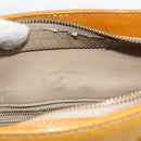LOUIS VUITTON Monogram Vernis Houston Handtasche Beige M91004 LV Auth ka3171-10