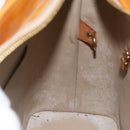 LOUIS VUITTON Monogram Vernis Houston Handtasche Beige M91004 LV Auth ka3171-20