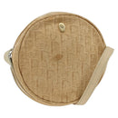 Christian Dior Trotter Canvas Shoulder Bag Beige Auth ka3176-1