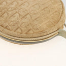 Christian Dior Trotter Canvas Shoulder Bag Beige Auth ka3176-12