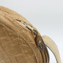 Christian Dior Trotter Canvas Shoulder Bag Beige Auth ka3176-14