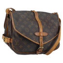 LOUIS VUITTON Monogram Saumur 30 Shoulder Bag M42256 LV Auth ka3177-1
