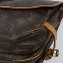 LOUIS VUITTON Monogram Saumur 30 Shoulder Bag M42256 LV Auth ka3177-15