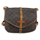 LOUIS VUITTON Monogram Saumur 30 Shoulder Bag M42256 LV Auth ka3177-13