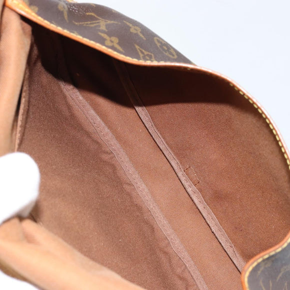 LOUIS VUITTON Monogram Saumur 30 Shoulder Bag M42256 LV Auth ka3177