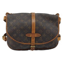 LOUIS VUITTON Monogram Saumur 30 Shoulder Bag M42256 LV Auth ka3177-2