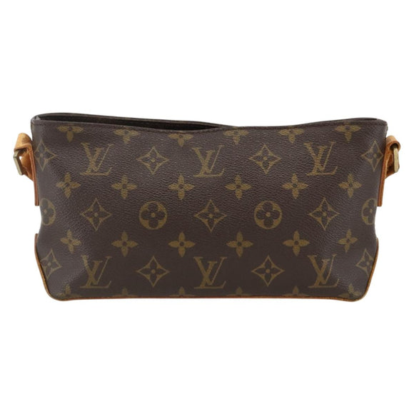 LOUIS VUITTON Monogram Trotteur Shoulder Bag M51240 LV Auth ka3179