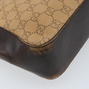 GUCCI GG Canvas Draagtas Beige Zilver 73983 Auth ka3180-13