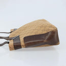 GUCCI GG Canvas Draagtas Beige Zilver 73983 Auth ka3180-5