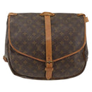 LOUIS VUITTON Monogram Saumur 35 Shoulder Bag M42254 LV Auth ka3182-2
