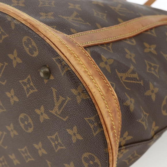 LOUIS VUITTON Monogram Bucket GM Umhängetasche M42236 LV Auth ka3186