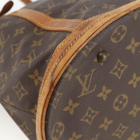 LOUIS VUITTON Monogram Bucket GM Umhängetasche M42236 LV Auth ka3186