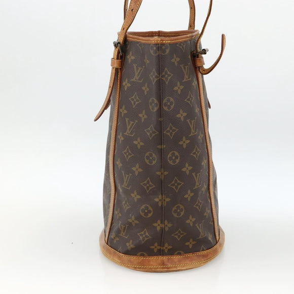 LOUIS VUITTON Monogram Bucket GM Umhängetasche M42236 LV Auth ka3186