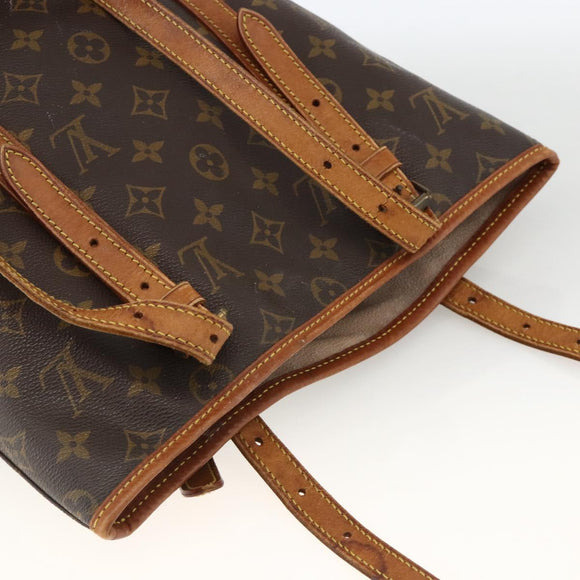 LOUIS VUITTON Monogram Bucket GM Umhängetasche M42236 LV Auth ka3186