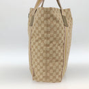 GUCCI GG Canvas Sherry Line Tote Bag Beige 189669 Auth ka3188-5