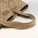 GUCCI GG Canvas Sherry Line Tote Bag Beige 189669 Auth ka3188-7
