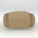 GUCCI GG Canvas Sherry Line Tote Bag Beige 189669 Auth ka3188-9