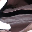 Burberrys Nova Check Boston Bag Canvas Leather Beige Gold Auth ka319-11