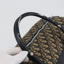 Christian Dior Trotter Canvas Boston Bag Navy Silver Auth ka3190-9