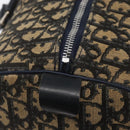 Christian Dior Trotter Canvas Boston Bag Navy Silver Auth ka3190-20