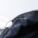 Christian Dior Trotter Canvas Boston Bag Navy Silver Auth ka3190-12