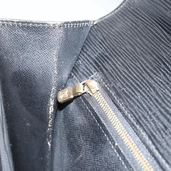 LOUIS VUITTON Epi Serviette Conseiller Business Bag Black M54422 LV Auth ka3192