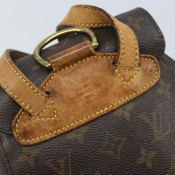 LOUIS VUITTON Monogram Montsouris MM Backpack M51136 LV Auth ka3199