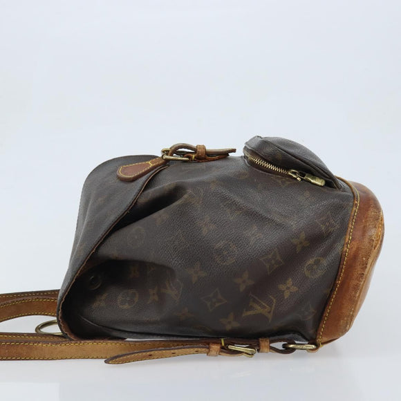 LOUIS VUITTON Monogram Montsouris MM Backpack M51136 LV Auth ka3199