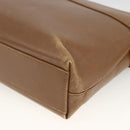 Salvatore Ferragamo Shoulder Bag Leather Brown Gold Auth ka3200-12
