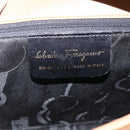 Salvatore Ferragamo Shoulder Bag Leather Brown Gold Auth ka3200-15