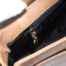 Salvatore Ferragamo Shoulder Bag Leather Brown Gold Auth ka3200-19