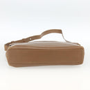 Salvatore Ferragamo Shoulder Bag Leather Brown Gold Auth ka3200-9