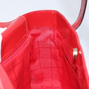 CELINE Hand Bag Leather Red Gold Auth ka3202-18