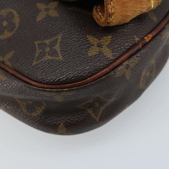 LOUIS VUITTON Monogram Pochette Gange Shoulder Bag M51870 LV Auth ka3205