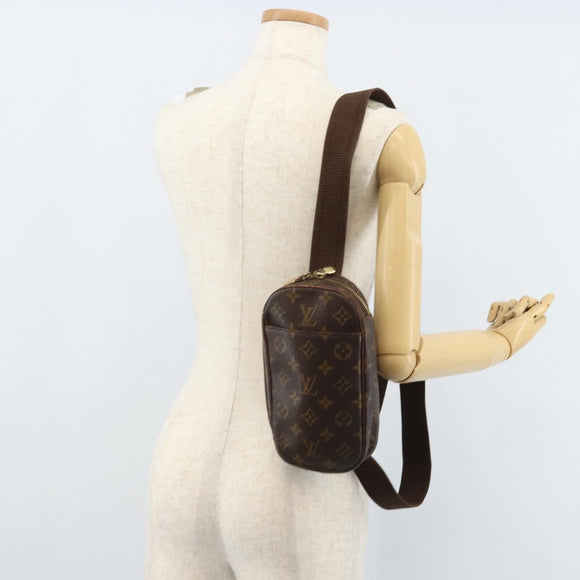 LOUIS VUITTON Monogram Pochette Gange Shoulder Bag M51870 LV Auth ka3205
