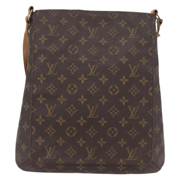 LOUIS VUITTON Monogram Musette Umhängetasche M51256 LV Auth ka3214