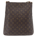 LOUIS VUITTON Monogram Musette Umhängetasche M51256 LV Auth ka3214-2