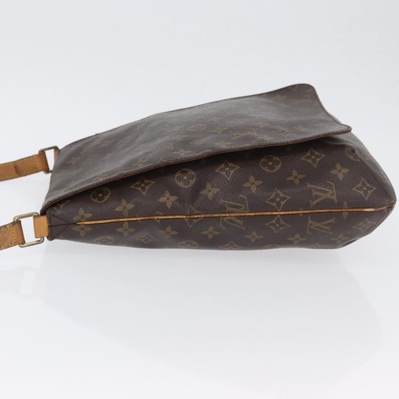 LOUIS VUITTON Monogram Musette Umhängetasche M51256 LV Auth ka3214