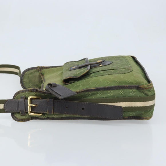 LOUIS VUITTON Monogram Mini Besace Mary Kate Bag TST Khaki M92322 LV Auth ka3216
