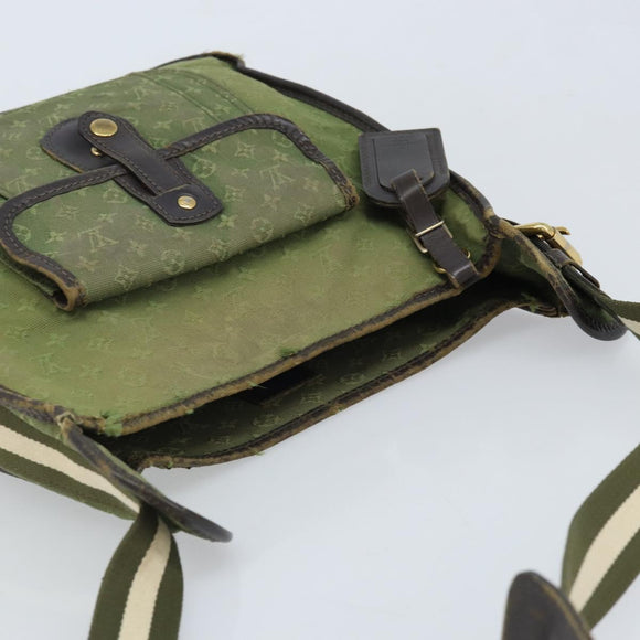 LOUIS VUITTON Monogram Mini Besace Mary Kate Bag TST Khaki M92322 LV Auth ka3216