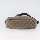 GUCCI GG Supreme Shoulder Bag PVC Beige Silver 114291 Auth ka3217-6